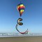 In the Breeze 0980 - Rainbow Swirl Hot Air Balloon Spinner - Outdoor Hanging Decoration